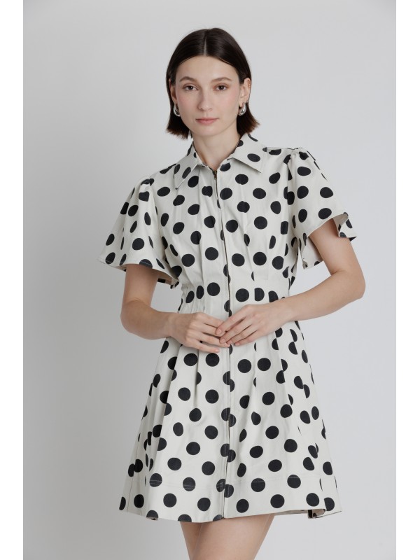 AD2604<br/>POLKA DOT UTILITY DRESS