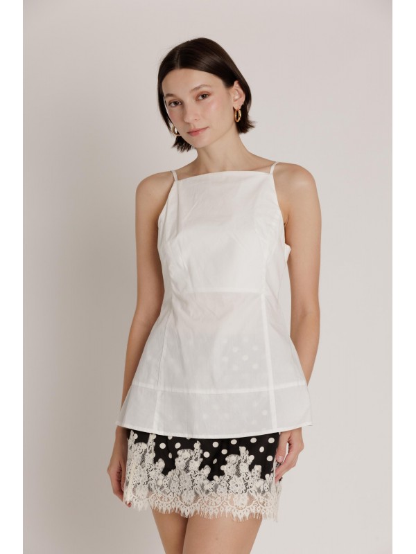 AT2652<br/>POPLIN PANEL CAMI TOP